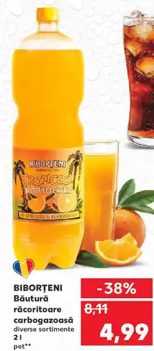 Kaufland BIBORTENI Băutură răcoritoare carbogazoasă Ofertă