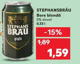 Kaufland STEPHANSBRÄU Bere blondă Ofertă