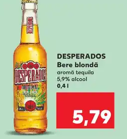 Kaufland DESPERADOS Bere blondă Ofertă
