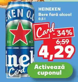 Kaufland HEINEKEN Bere fară alcool Ofertă