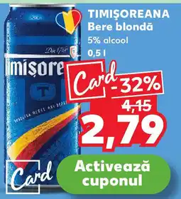 Kaufland TIMIŞOREANA Bere blondă Ofertă