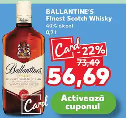 Kaufland BALLANTINE'S Finest Scotch Whisky Ofertă