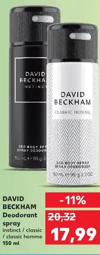 Kaufland DAVID BECKHAM Deodorant spray Ofertă