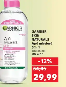 Kaufland GARNIER SKIN NATURALS Apă micelară 3 în 1 ten sensibil Ofertă
