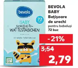 Kaufland BEVOLA BABY Beţişoare de urechi Ofertă