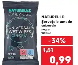 Kaufland NATURELLE Şerveţele umede Ofertă