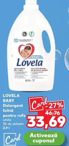 Kaufland LOVELA Detergent lichid pentru rufe white Ofertă