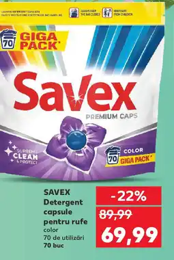Kaufland SAVEX Detergent capsule pentru rufe Ofertă