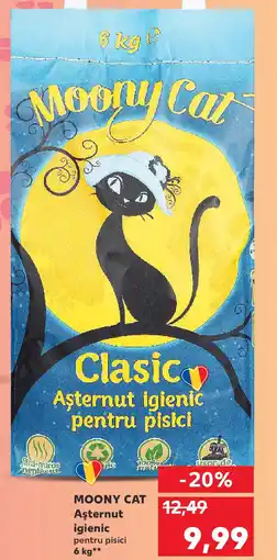 Kaufland MOONY CAT Aşternut igienic pentru pisici Ofertă