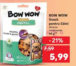 Kaufland BOW WOW Snack pentru Căini Ofertă
