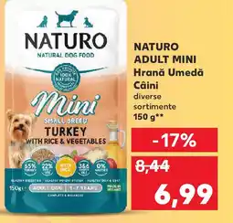 Kaufland NATURO ADULT MINI Hrană umedă Câini Ofertă