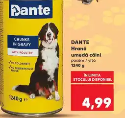Kaufland DANTE Hrană umedă câini pasăre / vită Ofertă