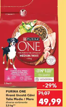 Kaufland PURINA ONE Hrană uscată Câini Talie Medie / Mare Ofertă