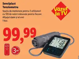 Lidl Sensiplast Tensiometru Ofertă
