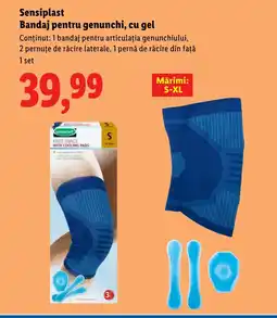Lidl Sensiplast Bandaj pentru genunchi, cu gel Ofertă