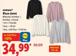 Lidl EsmaraⓇ Bluze damă Ofertă