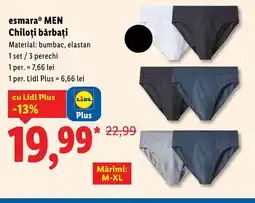 Lidl EsmaraⓇ Men Chiloţi bărbați Ofertă