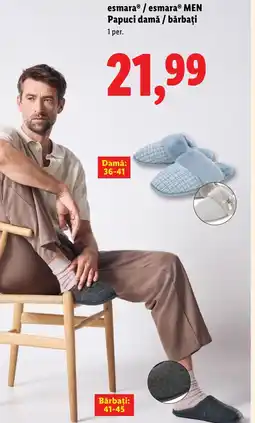 Lidl EsmaraⓇ/esmaraⓇ MEN Papuci damă / bărbați Ofertă