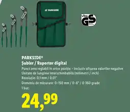 Lidl PARKSIDE® Şubler/Raportor digital Ofertă