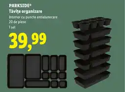 Lidl PARKSIDE® Tăviţe organizare Ofertă