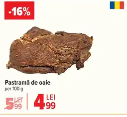 Carrefour Pastramă de oaie Ofertă
