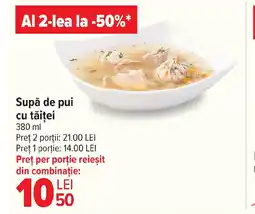 Carrefour Supă de pui cu tăiţei Ofertă