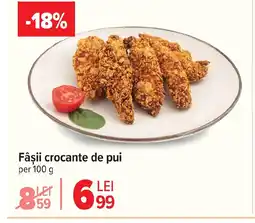 Carrefour Fâşii crocante de pui Ofertă