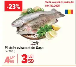 Carrefour Păstrăv eviscerat de Oaşa Ofertă