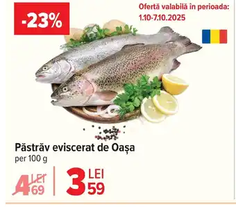 Carrefour Păstrăv eviscerat de Oaşa Ofertă