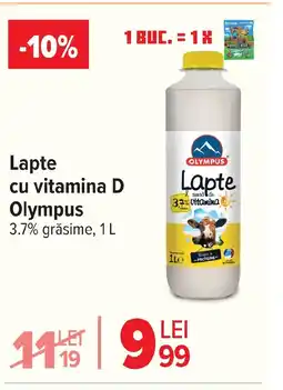 Carrefour Lapte cu vitamina D Olympus Ofertă
