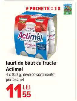 Carrefour laurt de băut cu fructe Actimel Ofertă