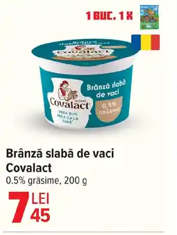 Carrefour Brânză slabă de vaci Covalact Ofertă