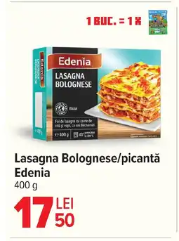 Carrefour Lasagna Bolognese/picantă Edenia Ofertă