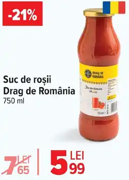 Carrefour Suc de roşii Drag de România Ofertă