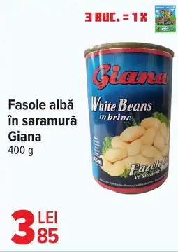 Carrefour Fasole albă în saramură Giana Ofertă