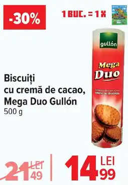 Carrefour Biscuiţi cu cremă de cacao, Mega Duo Gullón Ofertă