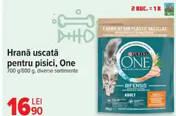 Carrefour Hrană uscată pentru pisici, One Ofertă
