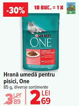 Carrefour Hrană umedă pentru pisici, One Ofertă