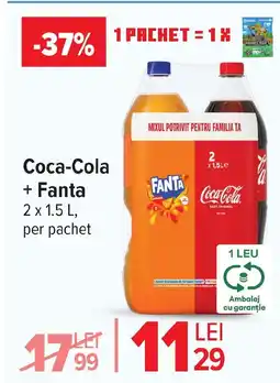 Carrefour Coca-Cola + Fanta Ofertă