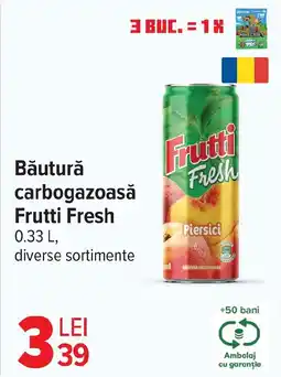 Carrefour Băutură carbogazoasă Frutti Fresh Ofertă