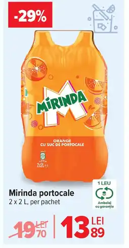 Carrefour Mirinda portocale Ofertă