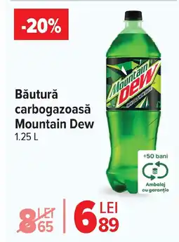 Carrefour Băutură carbogazoasă Mountain Dew Ofertă