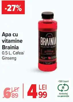 Carrefour Apa cu vitamine Brainia Ofertă