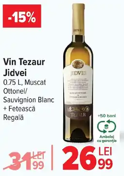 Carrefour Vin Tezaur Jidvei Ofertă