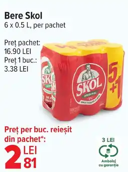 Carrefour Bere Skol Ofertă