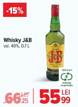 Carrefour Whisky J&B Ofertă