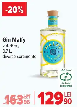 Carrefour Gin Malfy Ofertă