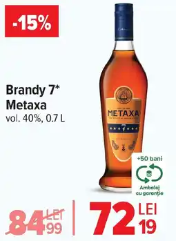 Carrefour Brandy 7* Metaxa Ofertă