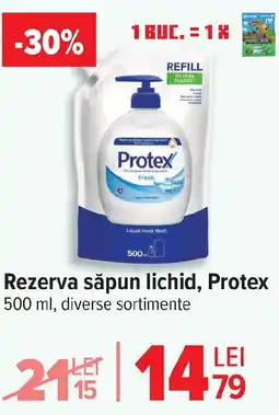 Carrefour Rezerva săpun lichid, Protex Ofertă
