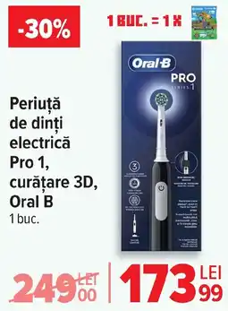 Carrefour Periuţă de dinți electrică Pro 1, curăţare 3D, Oral B Ofertă